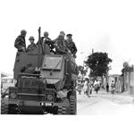 apd21. An armoured car patrols a Cape Town township
