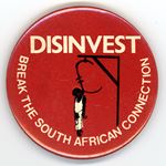 bdg50. ‘Disinvest: Break the South African Connection’