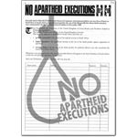 hgs20. ‘No apartheid executions’ petition