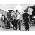 pic6503. Protest against the South African cricket tour, 1965