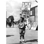 pic6504. Protest against the South African cricket tour, 1965