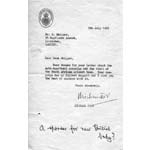 spo36. Letter from Michael Foot MP, 1965
