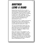 tu01. ‘Brother Lend a Hand’