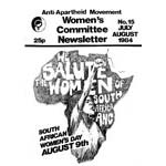 wnl15. AAM Women’s Newsletter 15, July–August 1984
