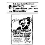 wnl27. AAM Women’s Newsletter 27, July–August 1986